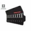 Tekton Pouch, 9-Tool Ratcheting Combination Wrench Pouch 1/4-3/4 in., Black 95866